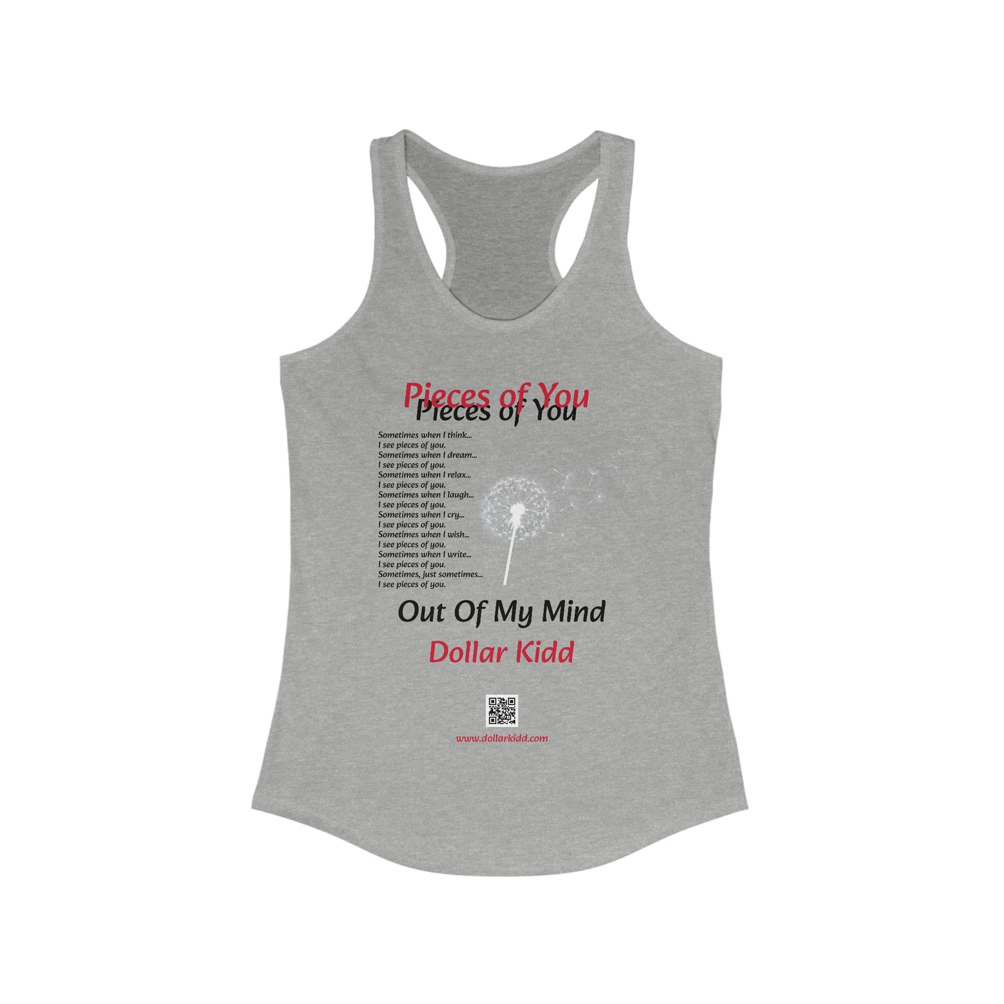 Dollar Kidd - Pieces Of You Women's Ideal Racerback Tank