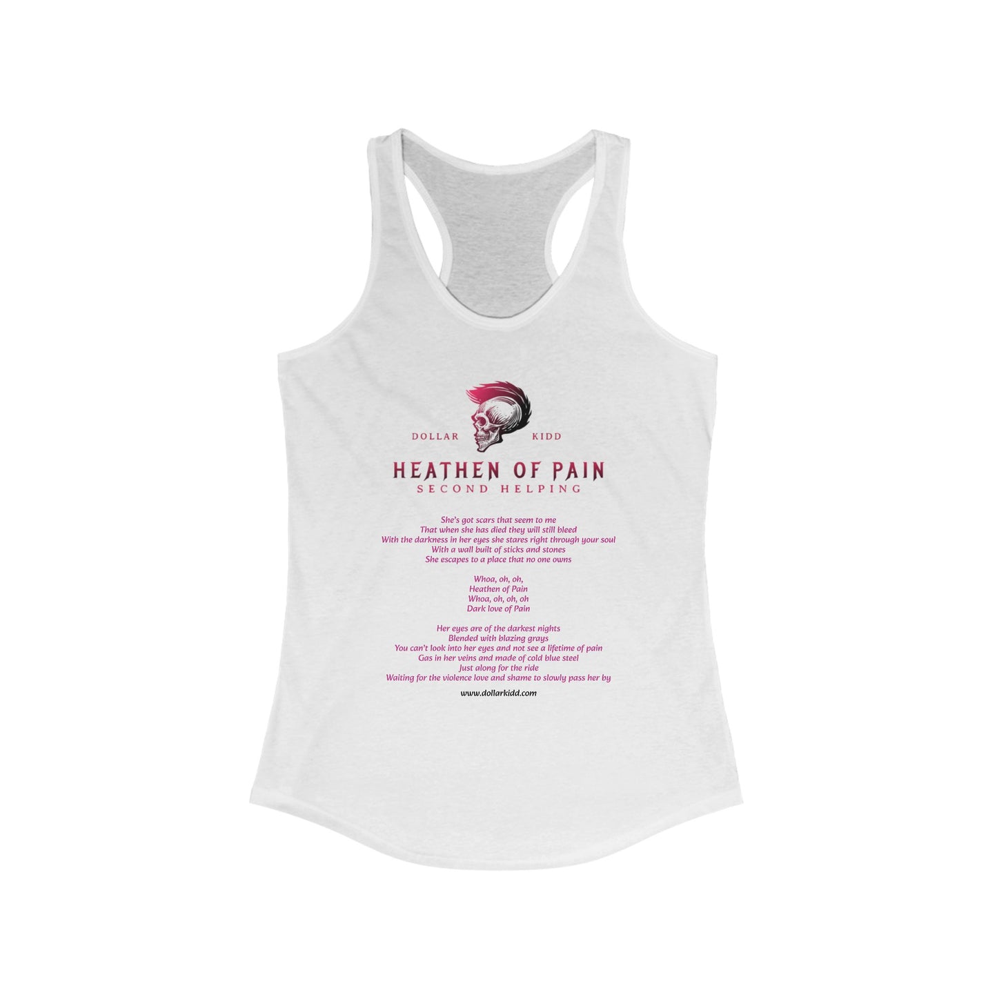 DK - SH - Heathen Of Pain Women's Ideal Racerback Tank