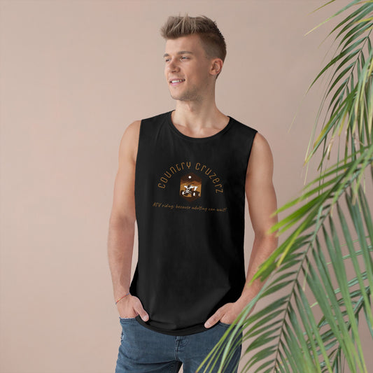 Country Cruzerz - adulting can wait! Unisex Barnard Tank