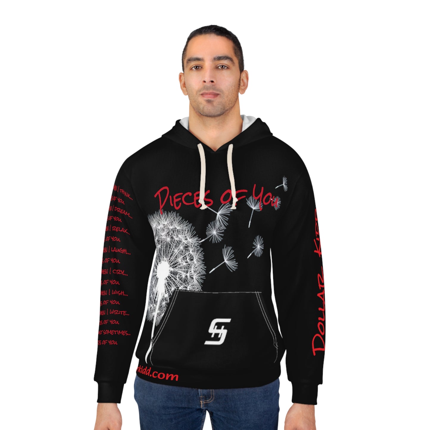 Dollar Kidd - Pieces Of You Unisex Pullover Hoodie (AOP)