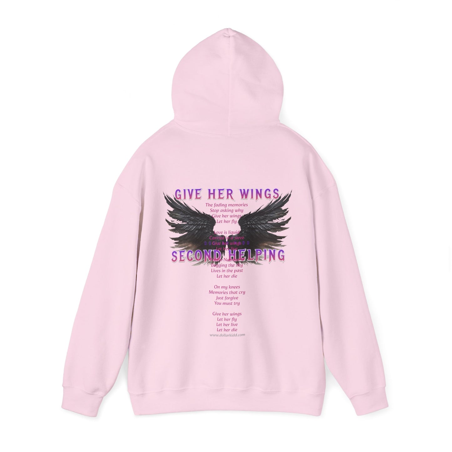 DK - SH - Give Her Wings Unisex Heavy Blend™ Hooded Sweatshirt