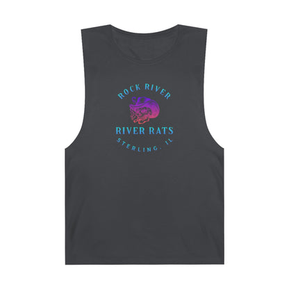 River Ratz - Sterling Cowboy Skull Unisex Barnard Tank