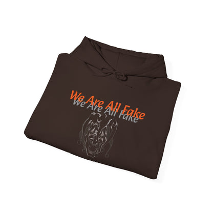 Dollar Kidd - We Are All Fake - Dark Colors Unisex Heavy Blend™ Hooded Sweatshirt