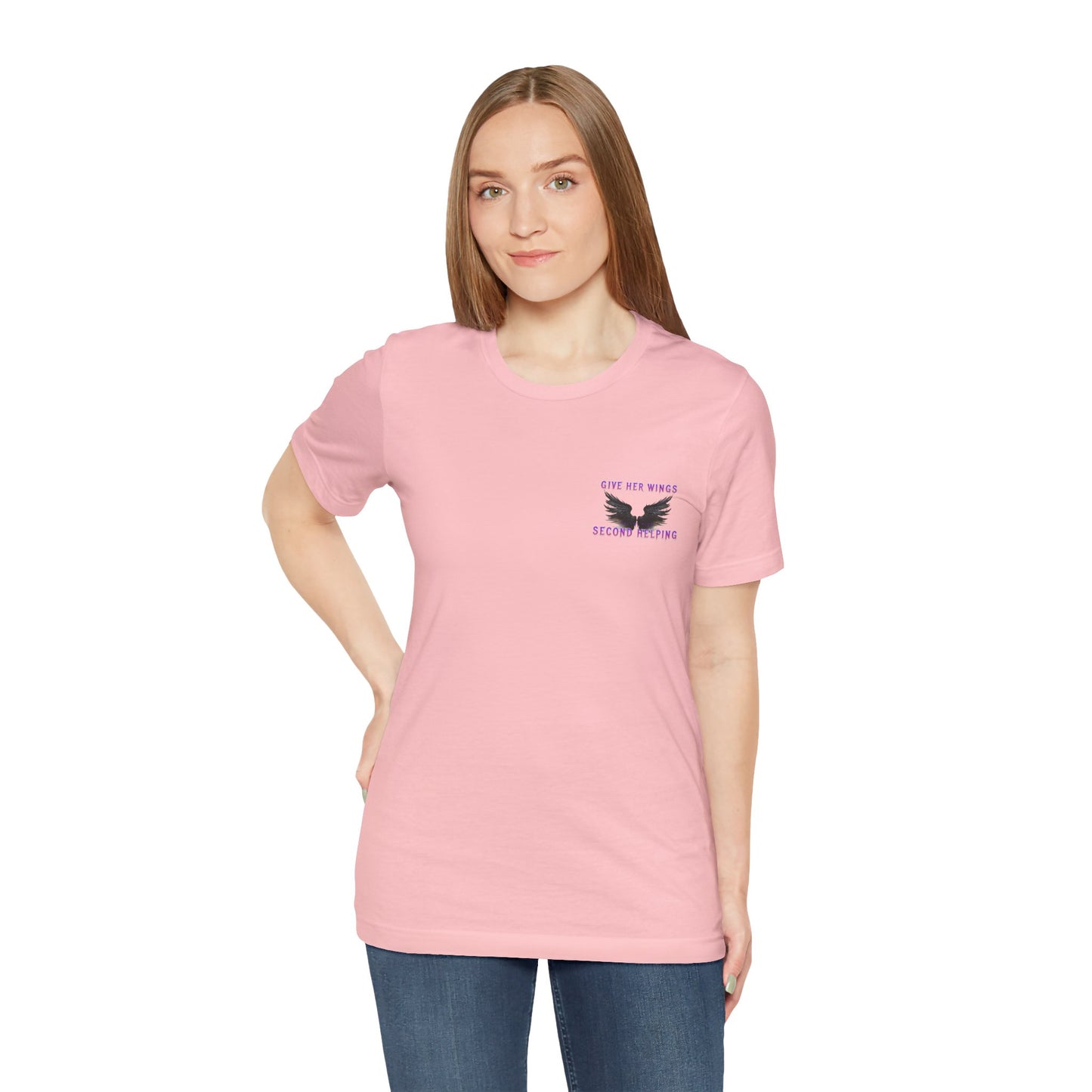 DK - SH - Give Her Wings Unisex Jersey Short Sleeve Tee