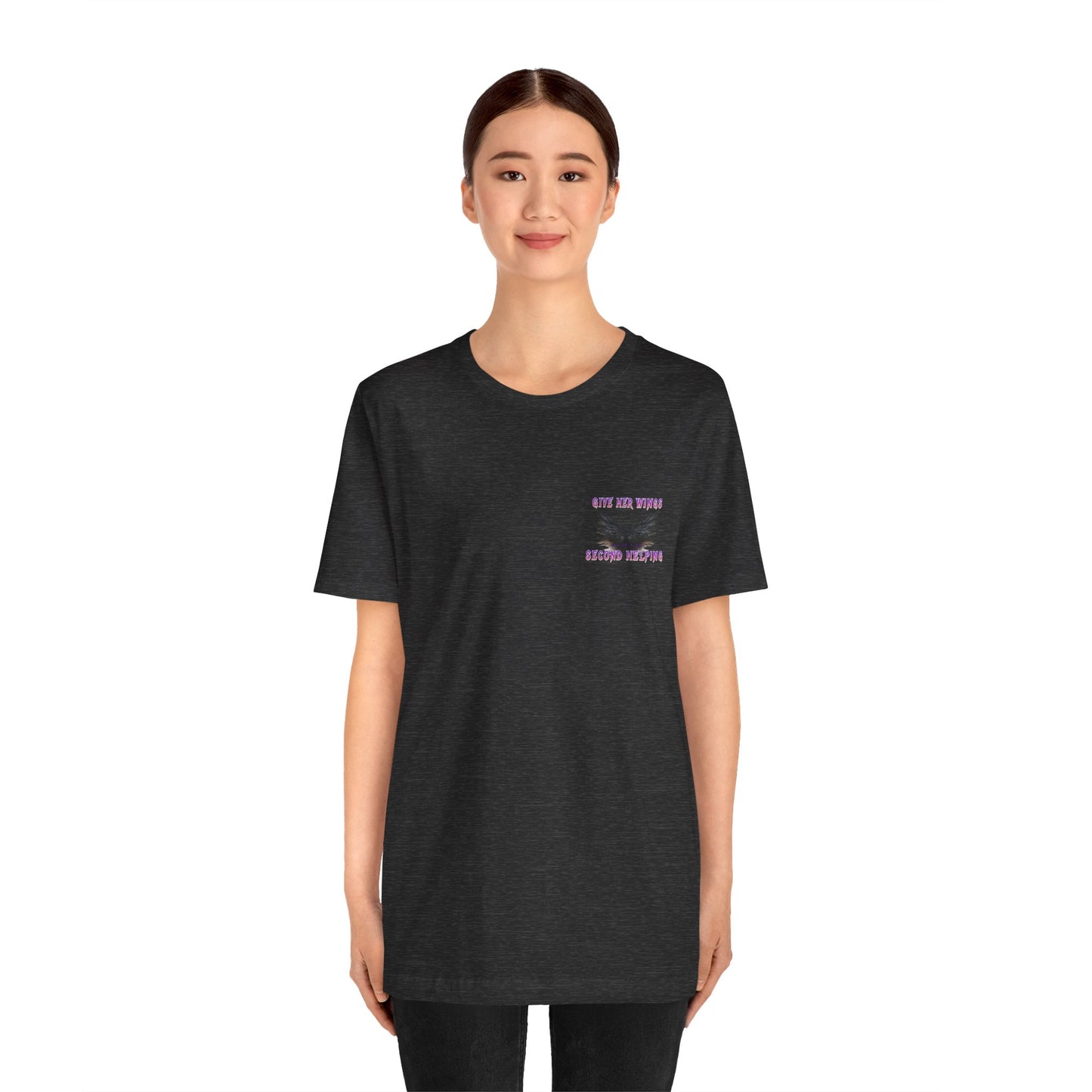 DK - SH - Give Her Wings Unisex Jersey Short Sleeve Tee