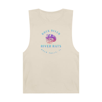 River Ratz - Rock Falls Cowboy Skull Unisex Barnard Tank