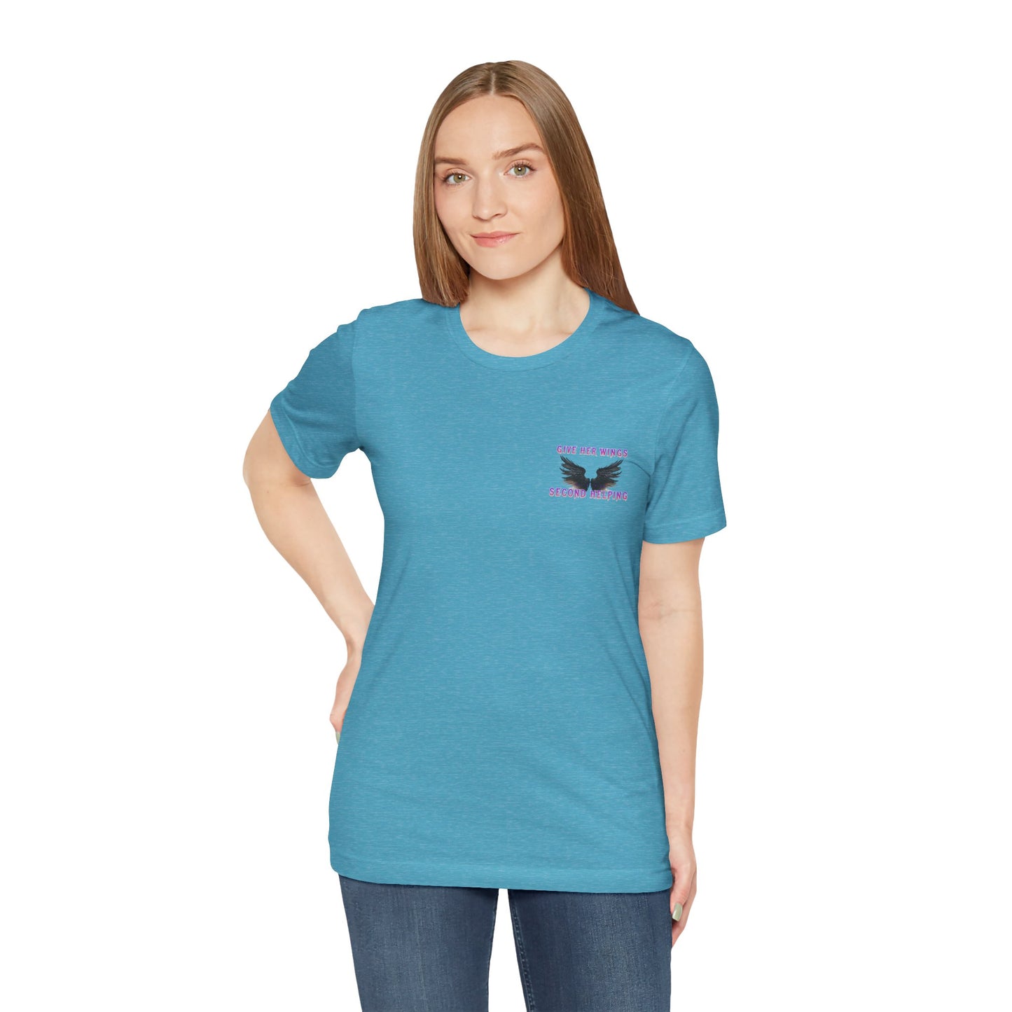 DK - SH - Give Her Wings Unisex Jersey Short Sleeve Tee