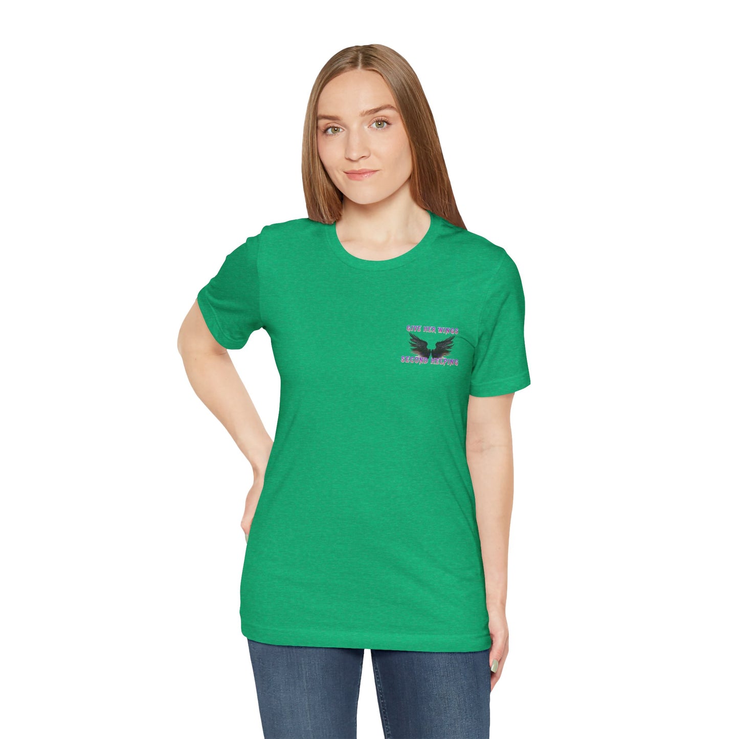 DK - SH - Give Her Wings Unisex Jersey Short Sleeve Tee