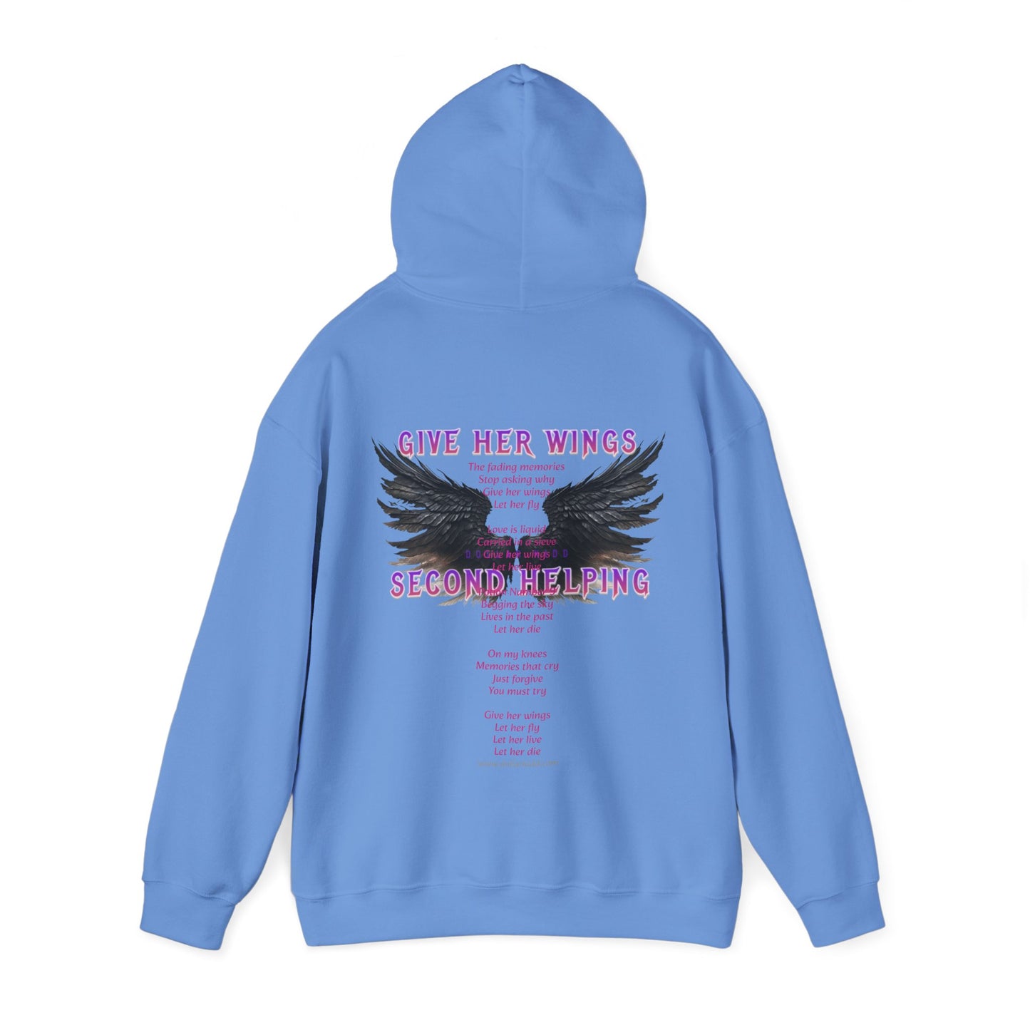 DK - SH - Give Her Wings Unisex Heavy Blend™ Hooded Sweatshirt