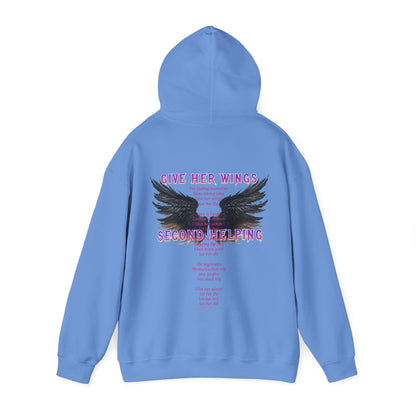 DK - SH - Give Her Wings Unisex Heavy Blend™ Hooded Sweatshirt