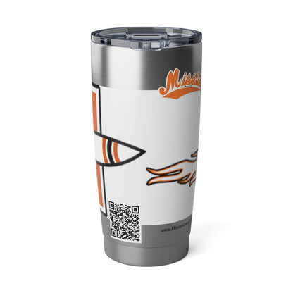 The Missiles Big M White Vagabond 20oz Tumbler