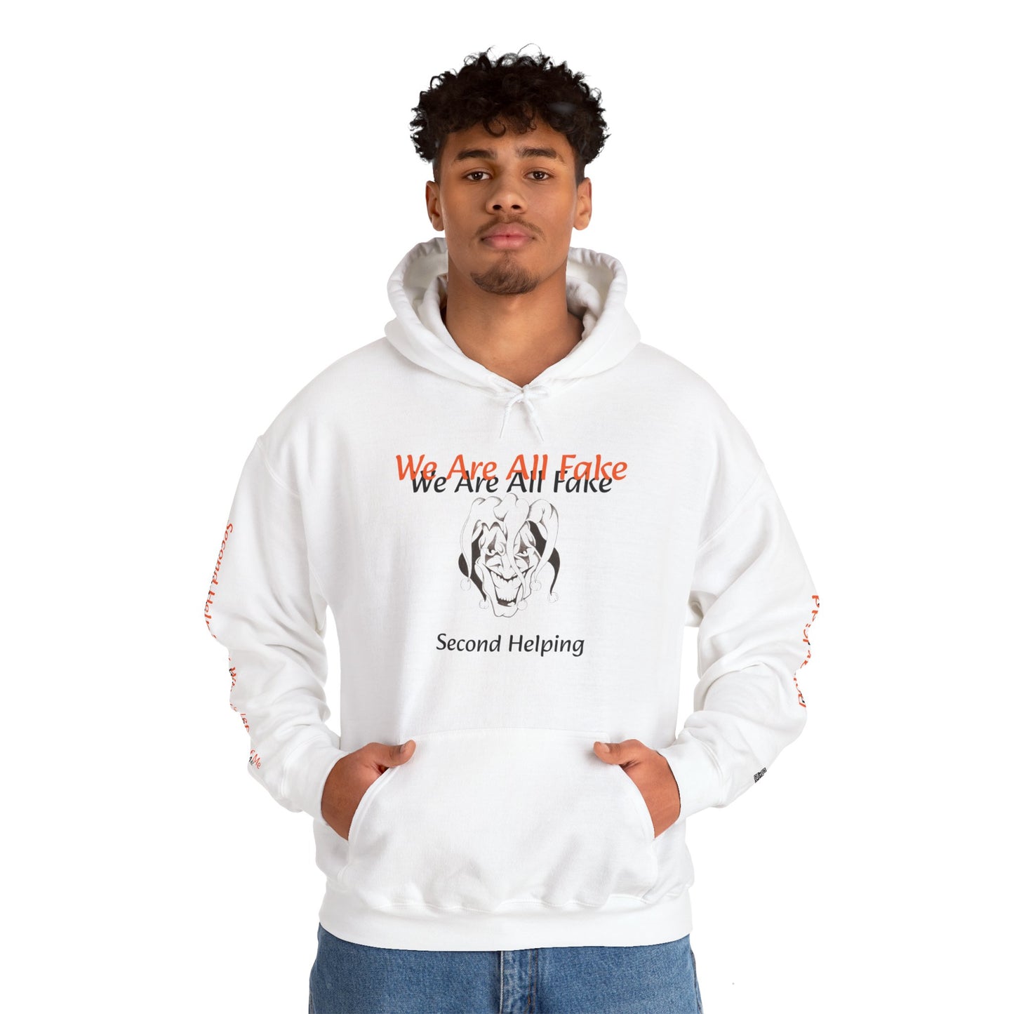 Dollar Kidd - We Are All Fake Unisex Heavy Blend™ Hooded Sweatshirt