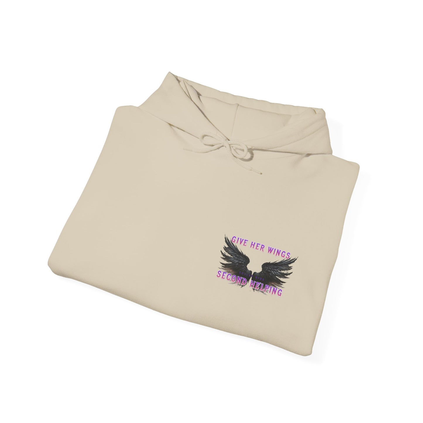 DK - SH - Give Her Wings Unisex Heavy Blend™ Hooded Sweatshirt