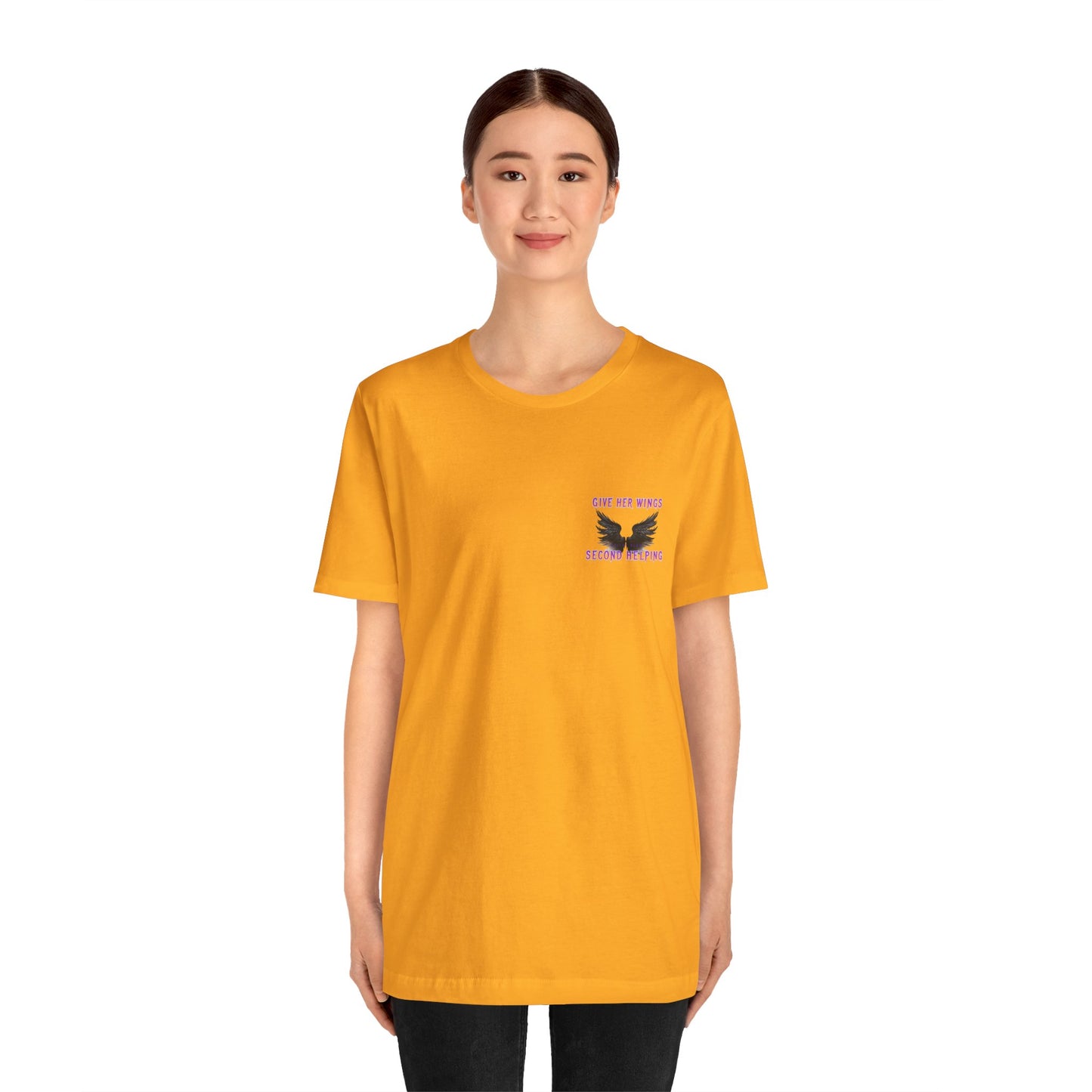 DK - SH - Give Her Wings Unisex Jersey Short Sleeve Tee